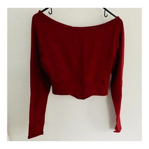 Women's Cropped Open Back Yoga Top